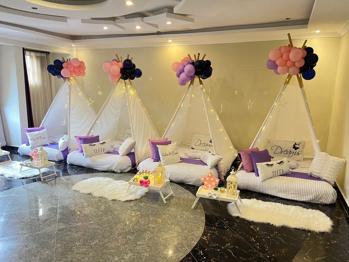 Slumber Party Packages for hire in Nairobi