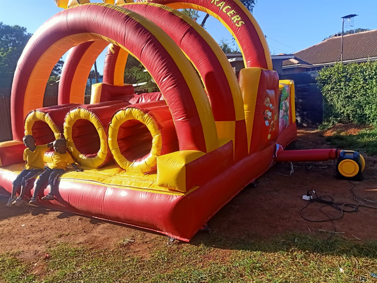 Mickey and The Roadster Racers Bouncing Castle for Hire