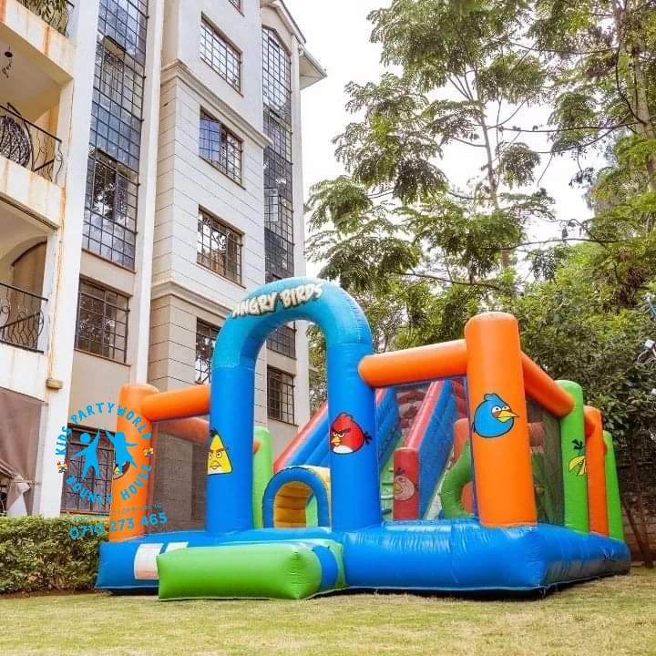 Angry Birds Combo Bouncy House for Hire