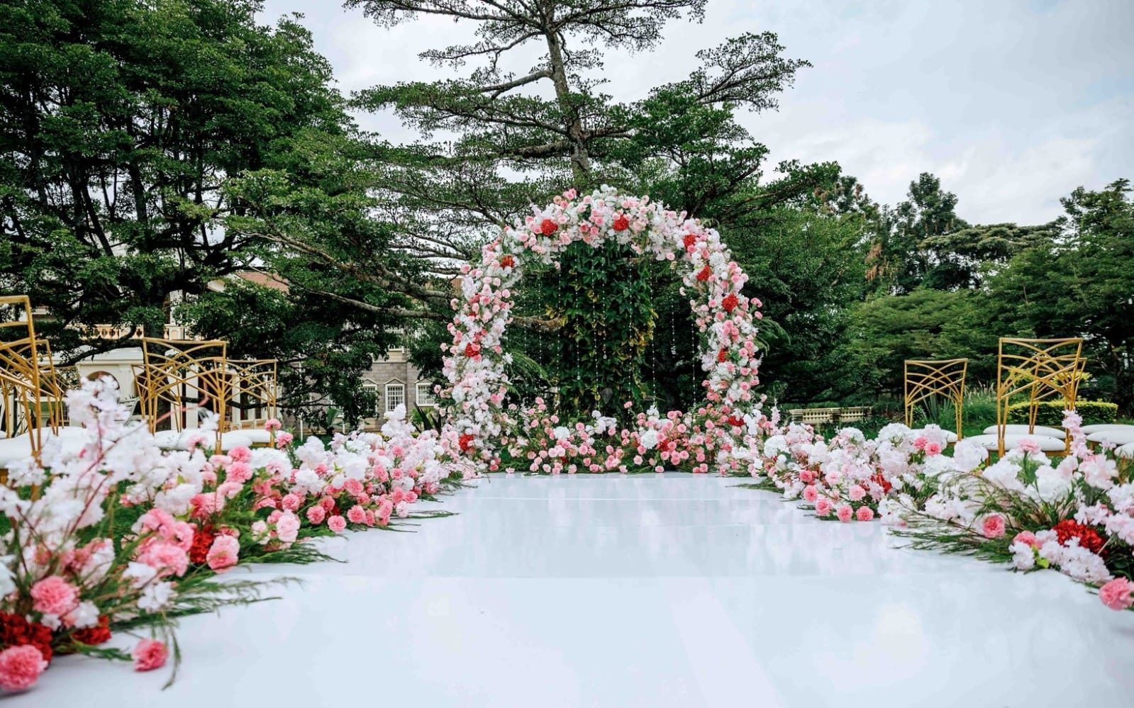 Floral Balloon Entrance Arch for Hire - view 3