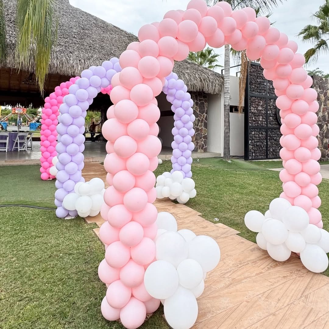 Organic Balloon Garland for Kids Parties for a kids birthday party in Nairobi - view 3