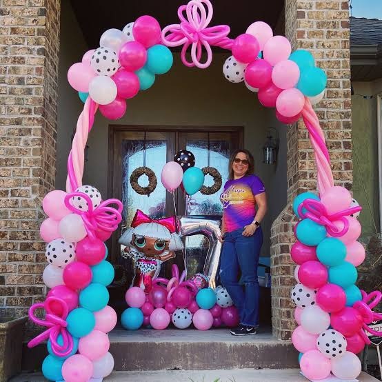 Organic Balloon Garland for Kids Parties for a kids birthday party in Nairobi - view 4