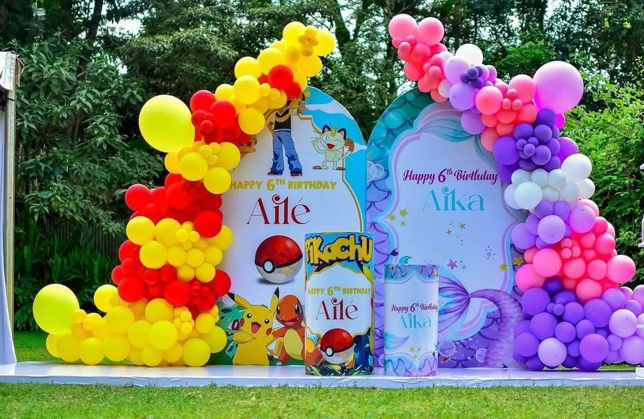 Showstopper Double-Door Balloon Wall Backdrop & VIP Stage for Hire - view 2