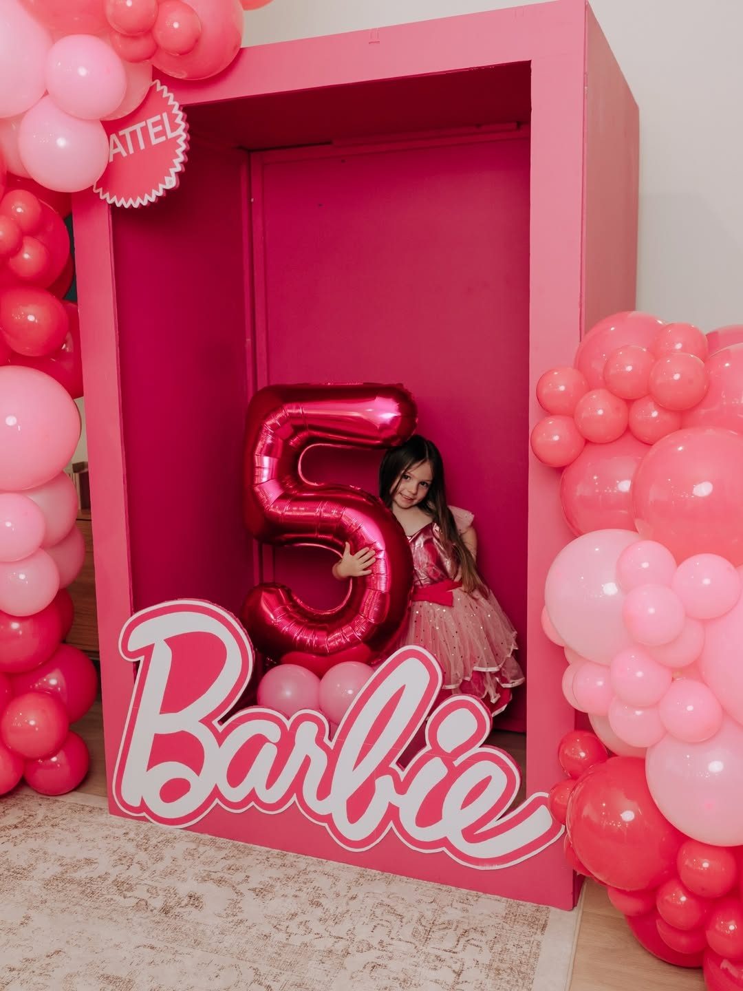 Kids Photo Backdrop with Teepee & Balloon Styling for a kids birthday party in Nairobi - view 3