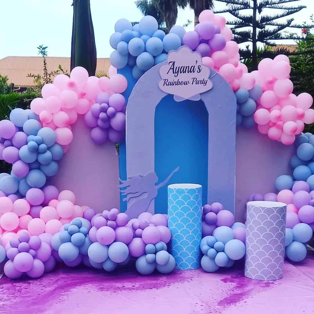 Triple-Door Balloon Backdrop for Big Kids Birthdays for a kids birthday party in Nairobi - view 4
