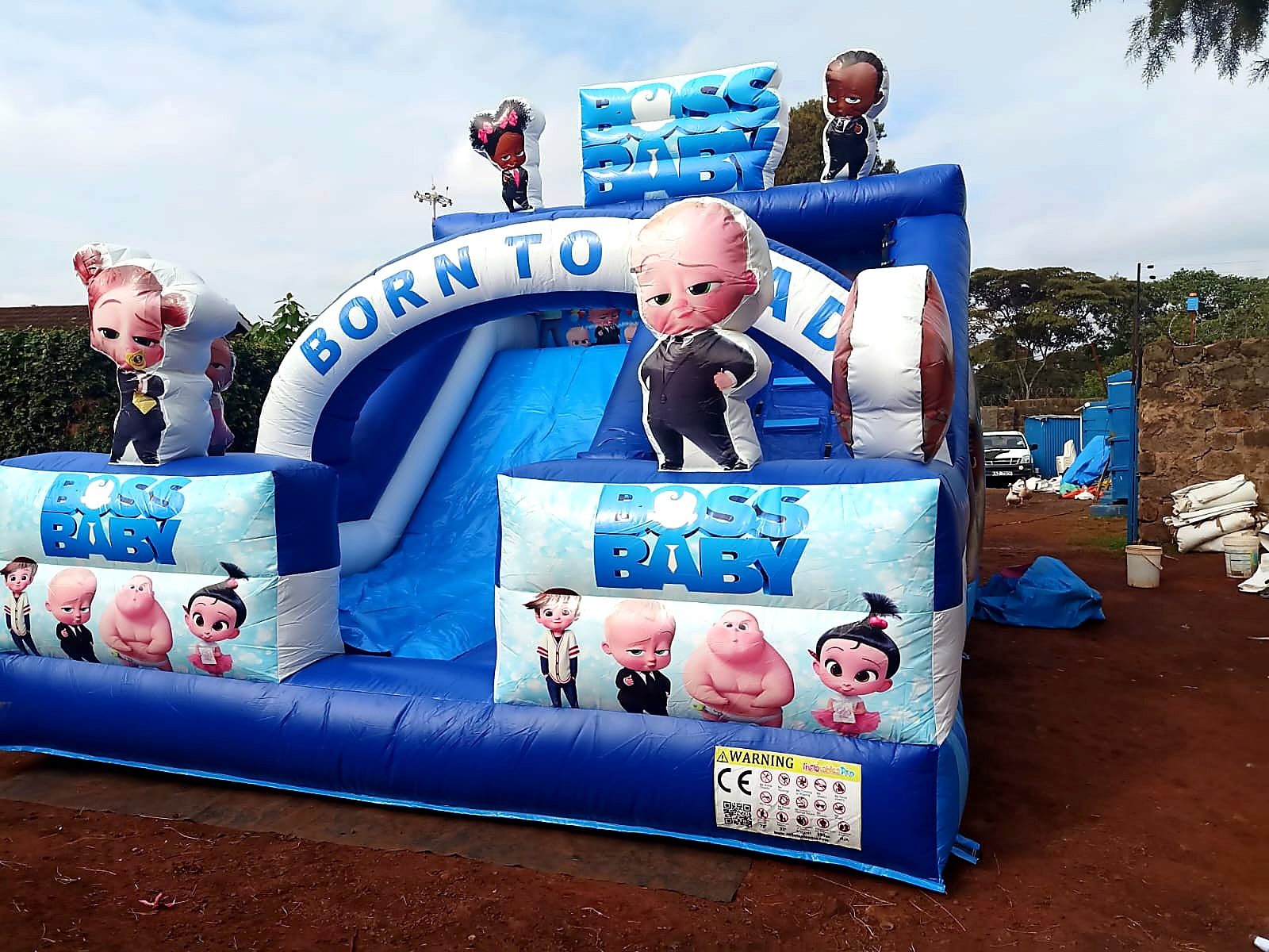 Boss Baby Themed Bouncing Castle for hire at kids birthday party in Nairobi - view 2