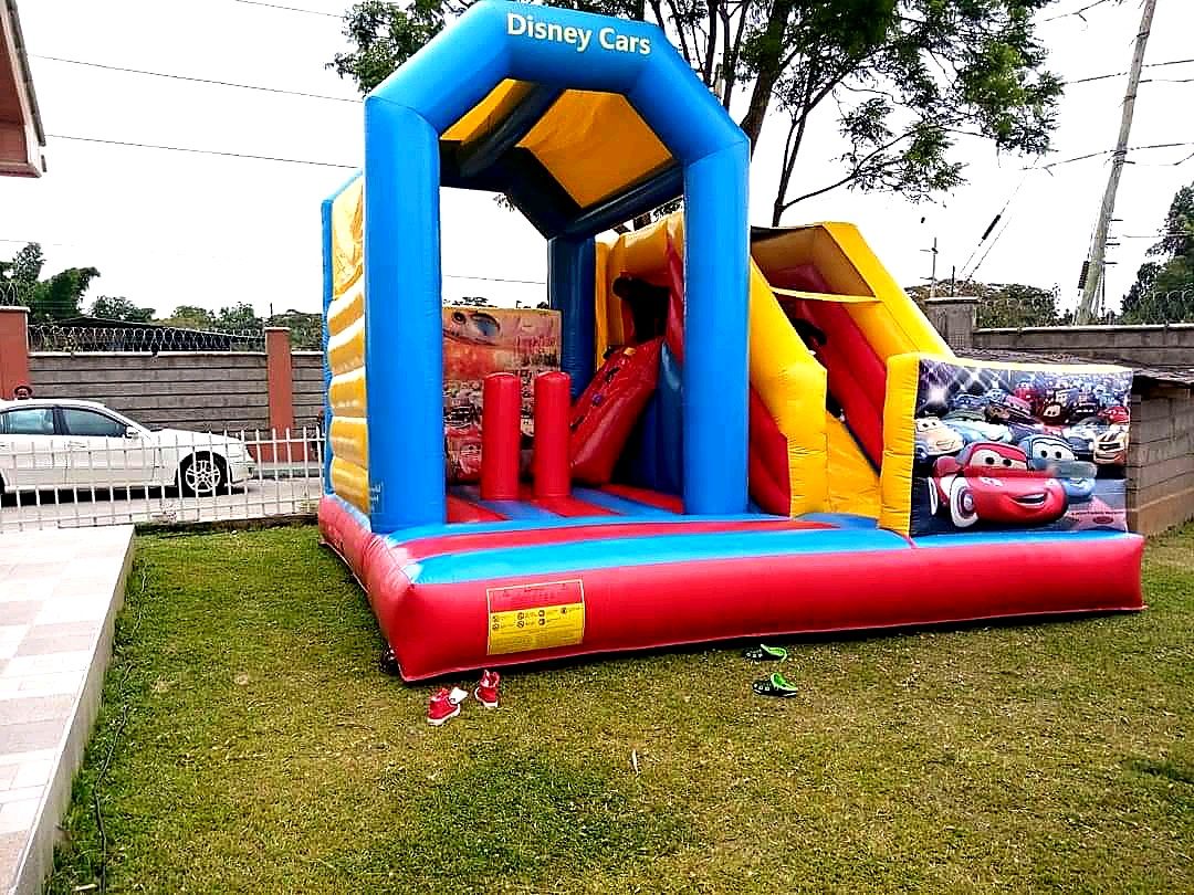 Disney Cars Bouncy House for hire at kids birthday party in Nairobi