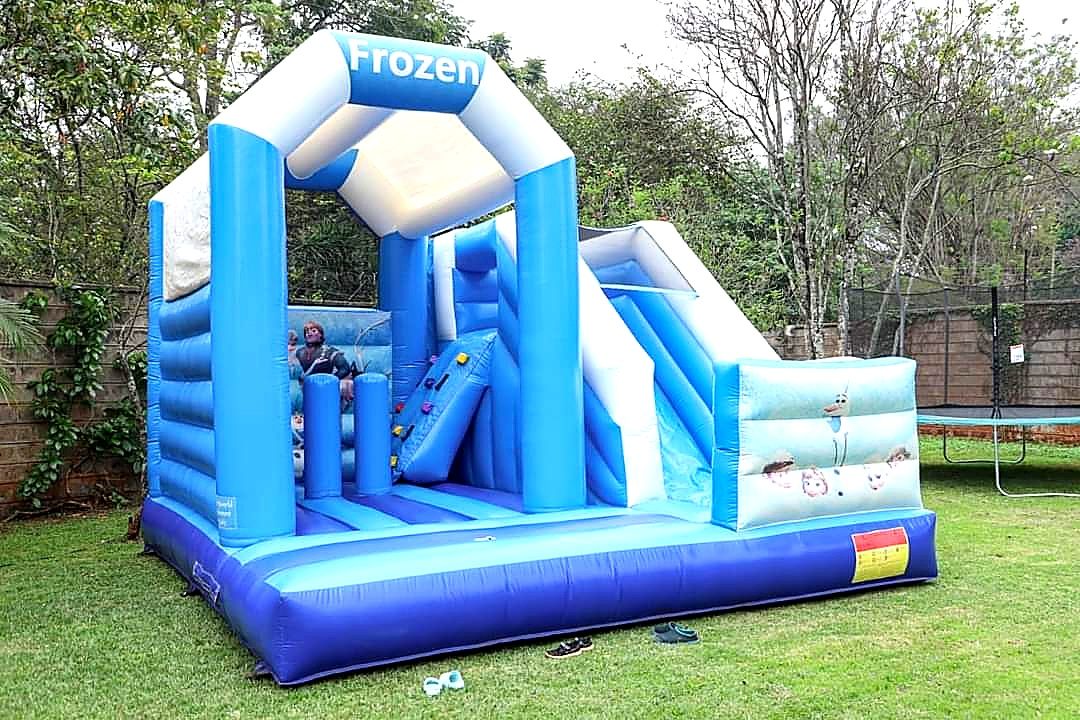 Elsa and Anna Themed Play House for hire at kids birthday party in Nairobi - view 2