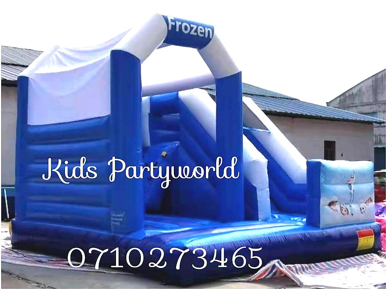 Elsa and Anna Themed Play House for hire at kids birthday party in Nairobi - view 4