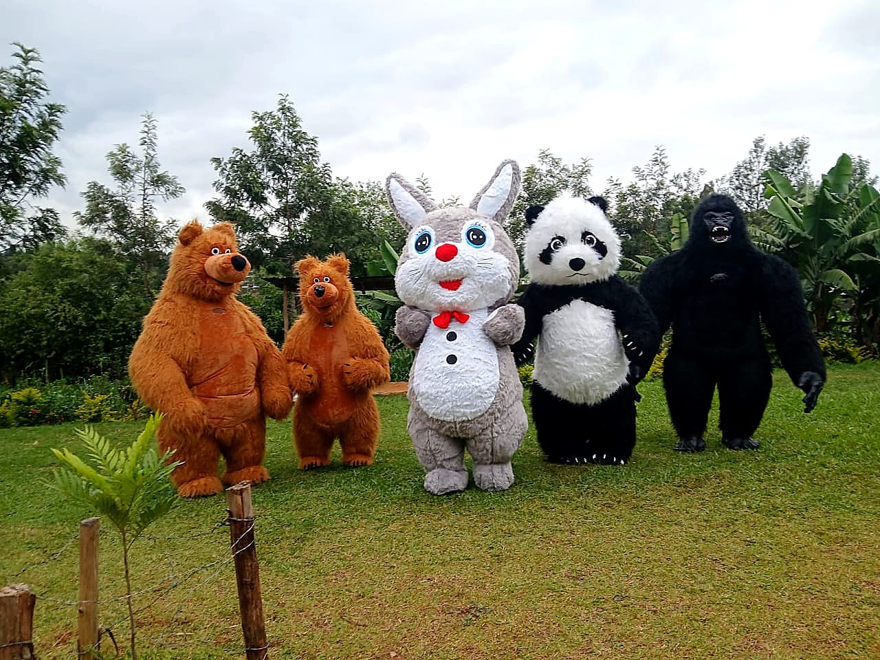 Mascots for hire at kids birthday party in Nairobi - view 2