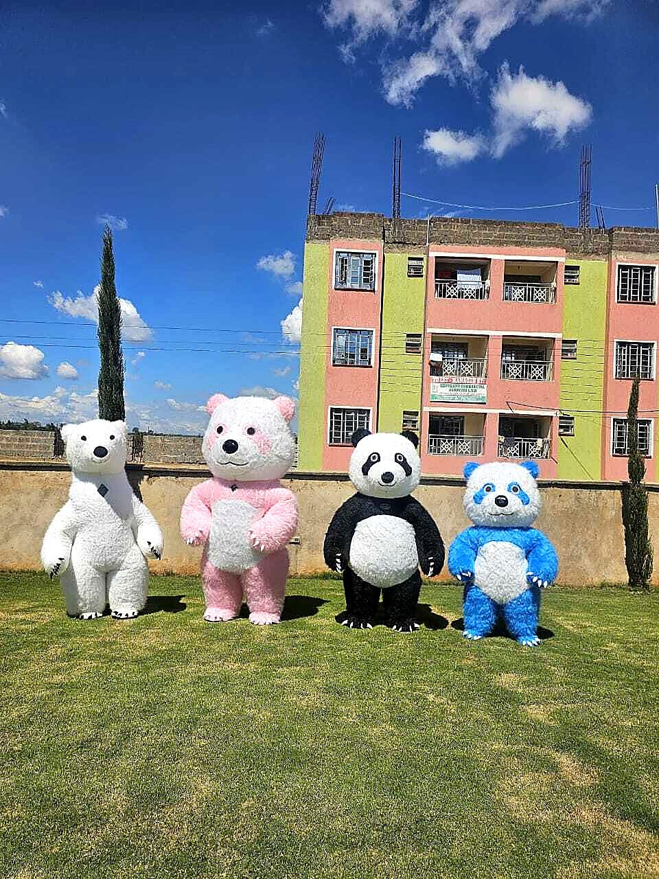 Mascots for hire at kids birthday party in Nairobi
