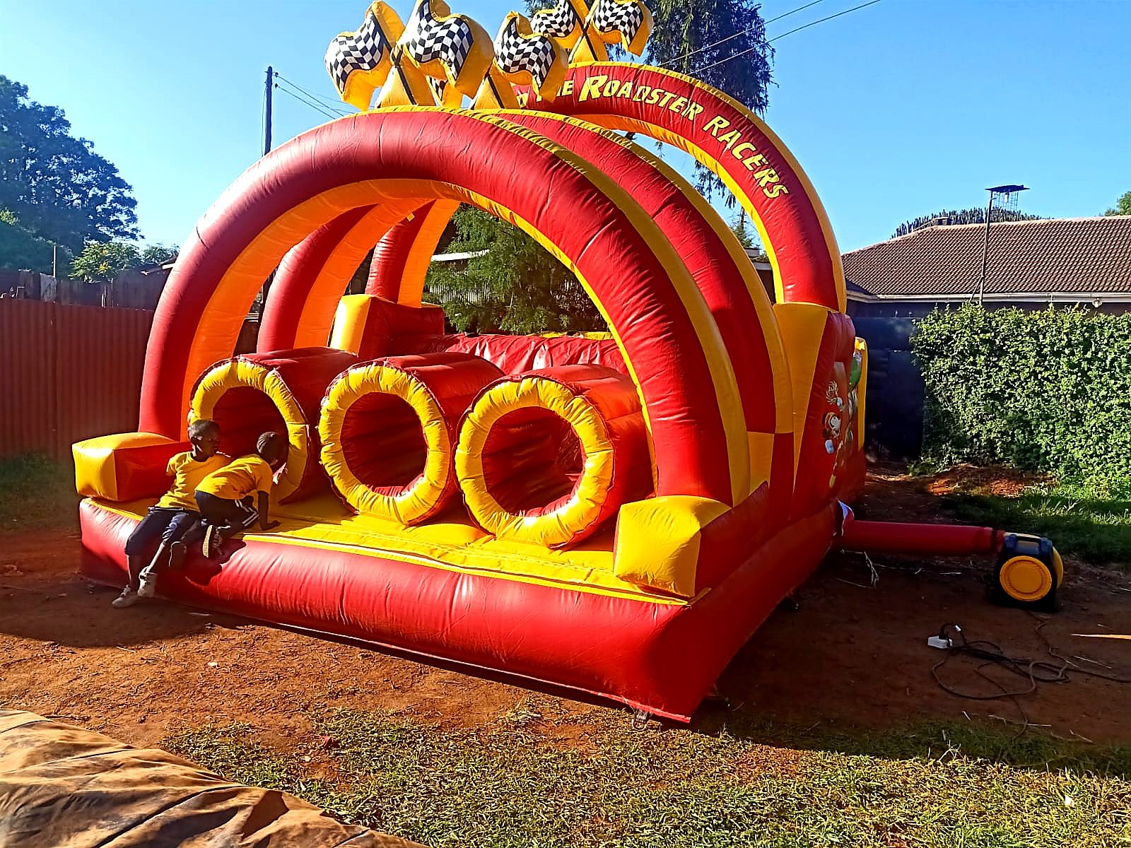 Mickey and the Roadster Racers for hire at kids birthday party in Nairobi