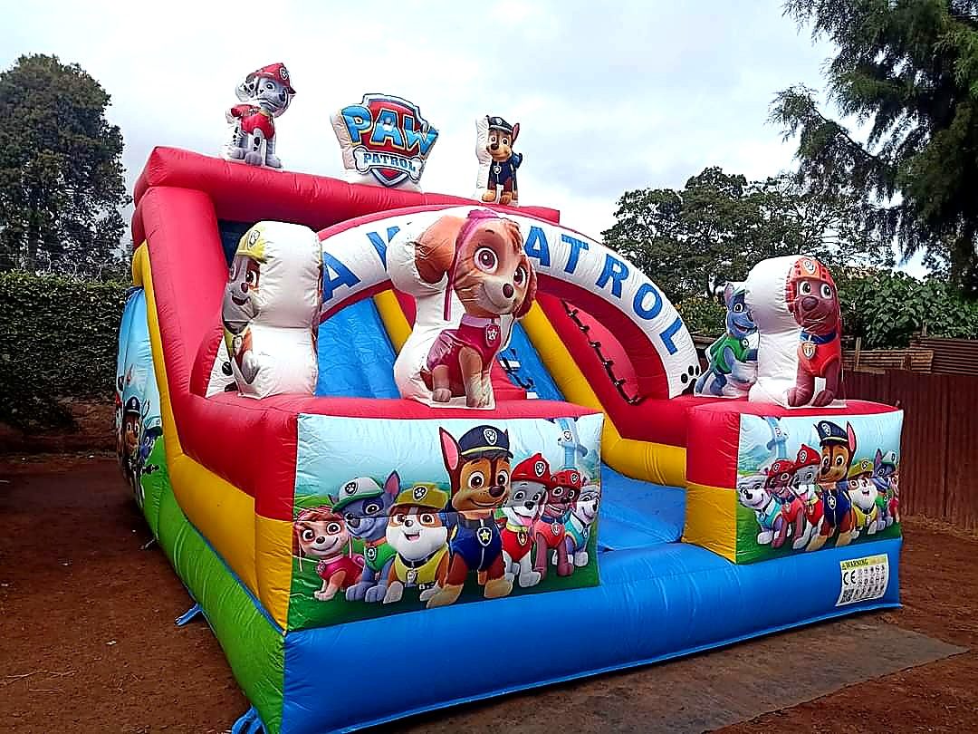 Paw Patrol Theme Bouncing Castle for hire at kids birthday party in Nairobi - view 3