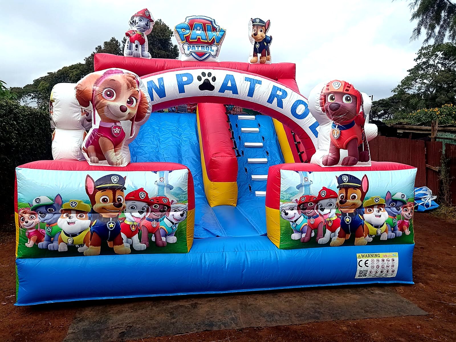 Paw Patrol Theme Bouncing Castle for hire at kids birthday party in Nairobi