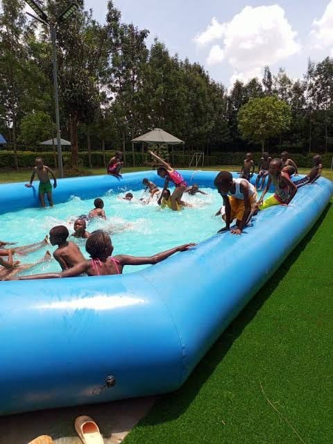 Portable Swimming Pool for Hire for hire at kids birthday party in Nairobi - view 4