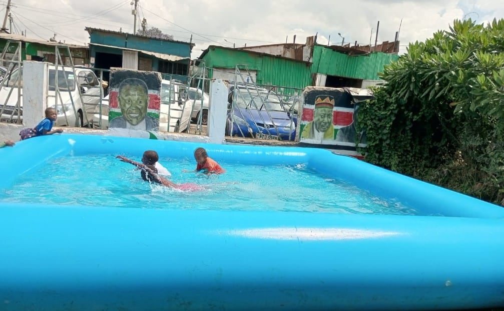 Portable Swimming Pool for Hire for hire at kids birthday party in Nairobi - view 6