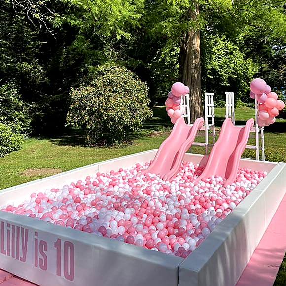 Soft Play Ball Pit with Slide for hire at kids birthday party in Nairobi - view 3