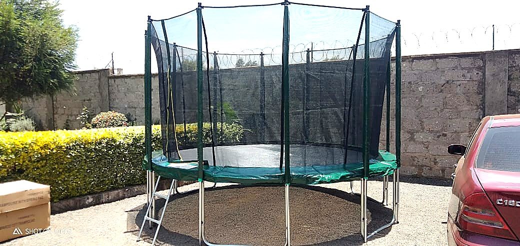 Trampoline for hire at kids birthday party in Nairobi - view 3