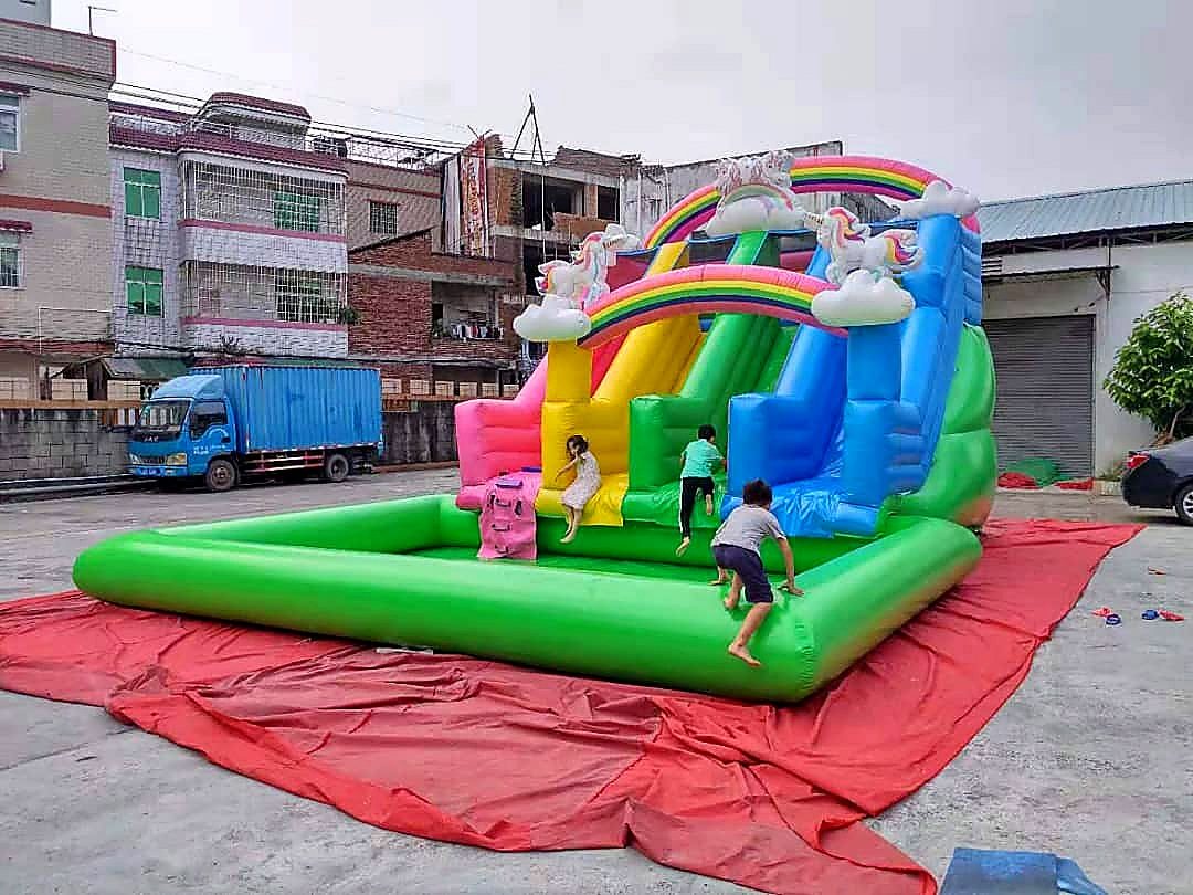 Water Slide Bouncing Castle for hire at kids birthday party in Nairobi - view 2