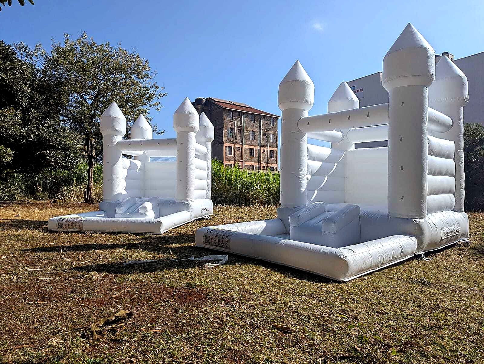 White Bouncing Castle (Toddler) for hire at kids birthday party in Nairobi - view 2