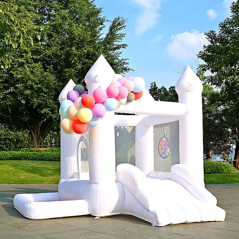 White Bouncing Castle (Toddler) for hire at kids birthday party in Nairobi