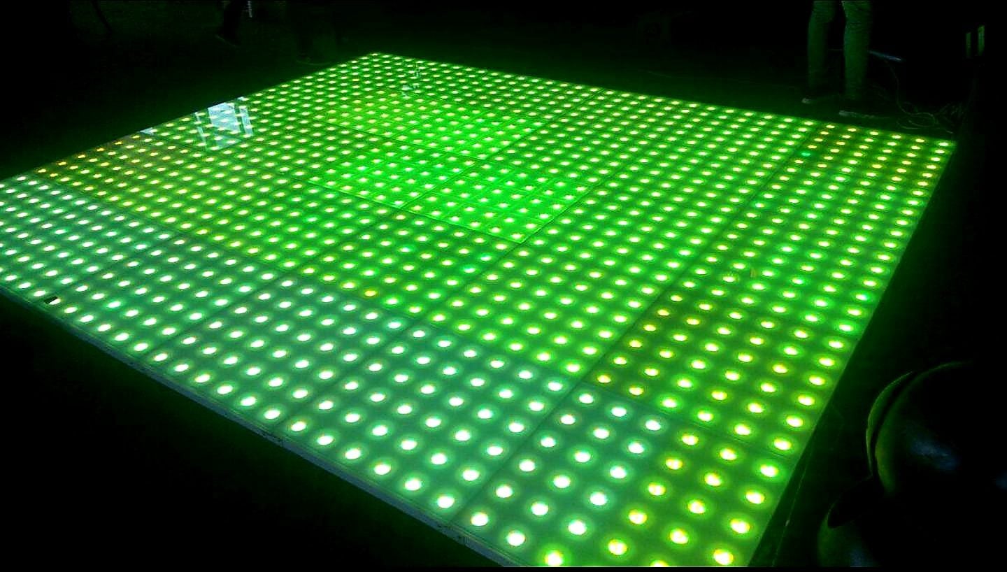 LED Dance Floor (per 1m x 1m panel) for Hire - view 5