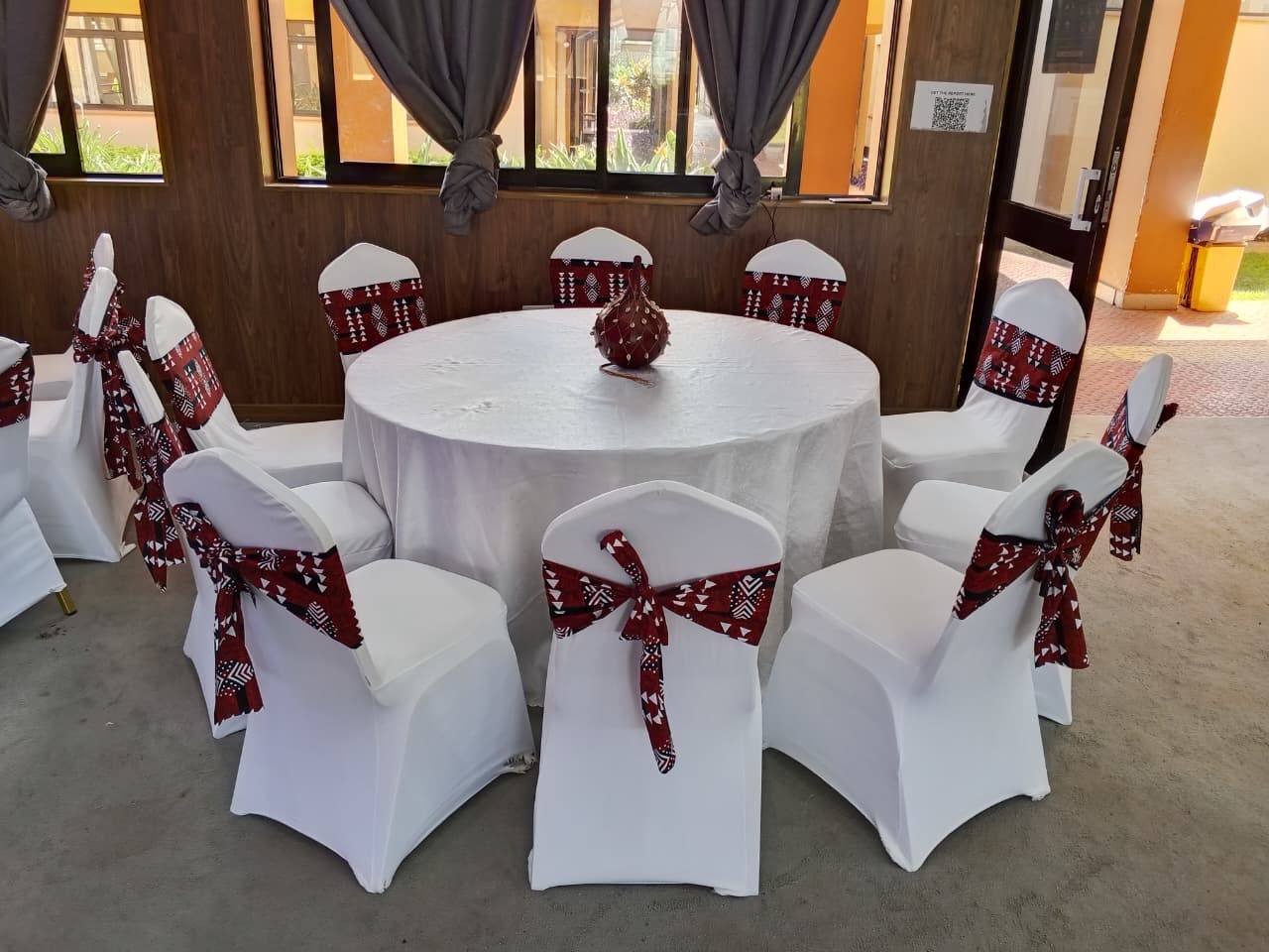 African Themed Dressed Chairs for a kids birthday party in Nairobi - view 2