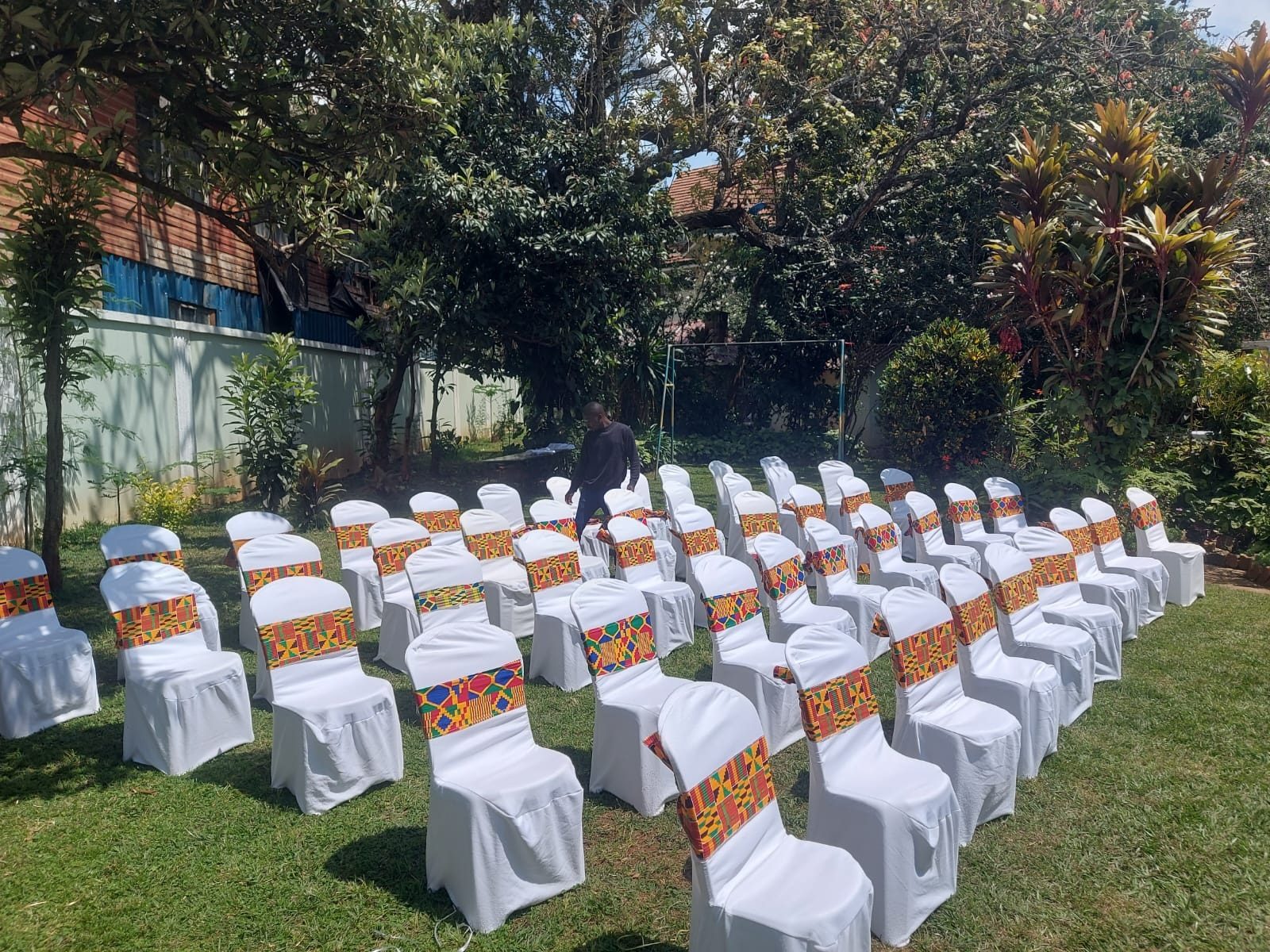 African Themed Dressed Chairs for a kids birthday party in Nairobi - view 6