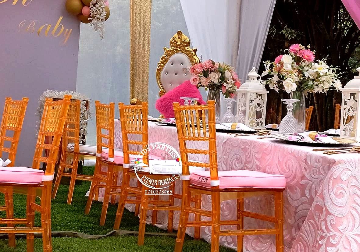 Kids Mini Chiavari Chairs for a kids birthday party in Nairobi - view 20