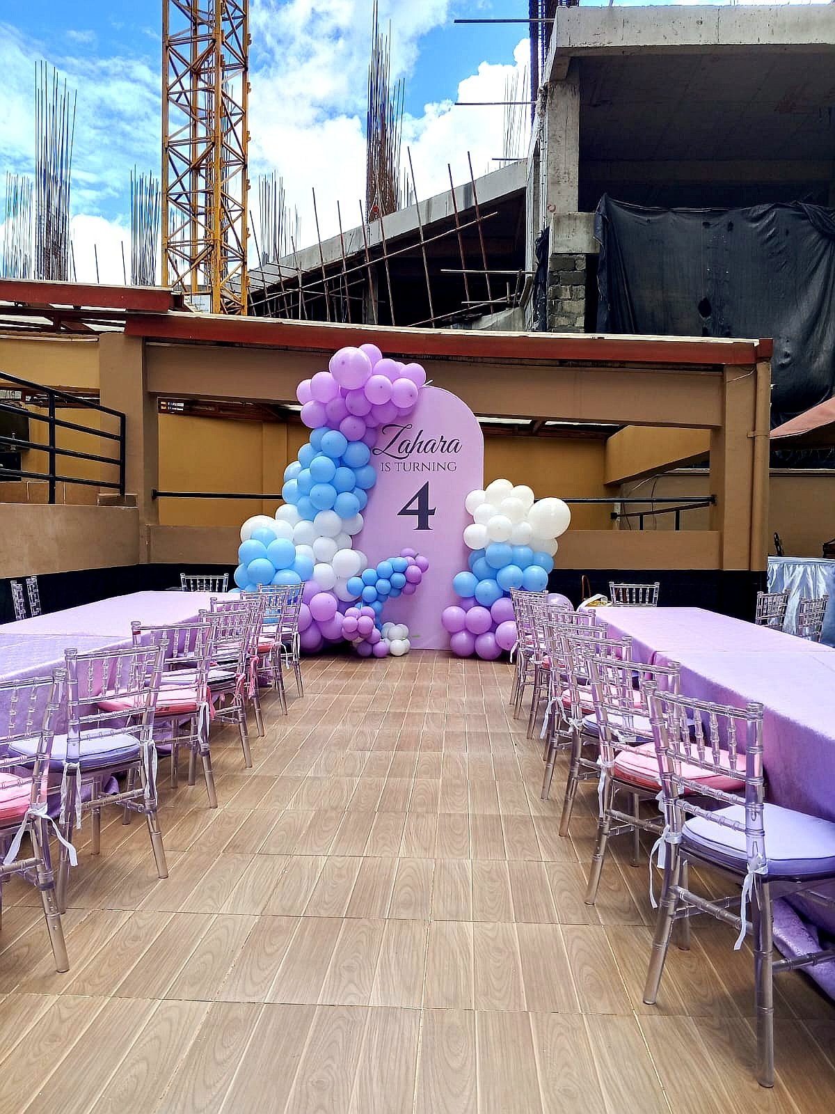 Kids Mini Chiavari Chairs for a kids birthday party in Nairobi - view 22