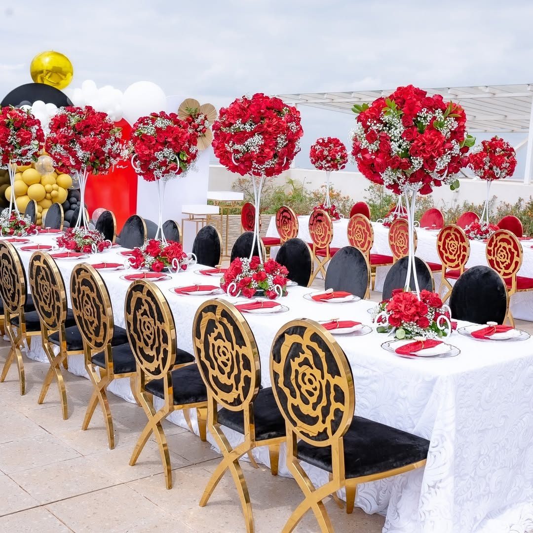 Luxury Ella Chairs for a kids birthday party in Nairobi - view 3