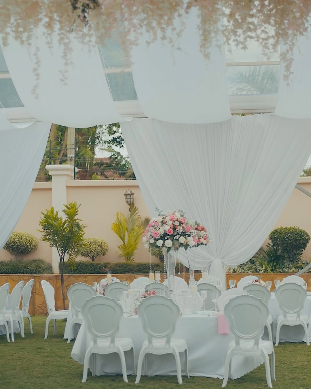 Luxury Vogue Chairs (White) for a kids birthday party in Nairobi - view 4