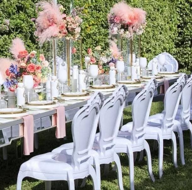Luxury Vogue Chairs (White) for a kids birthday party in Nairobi