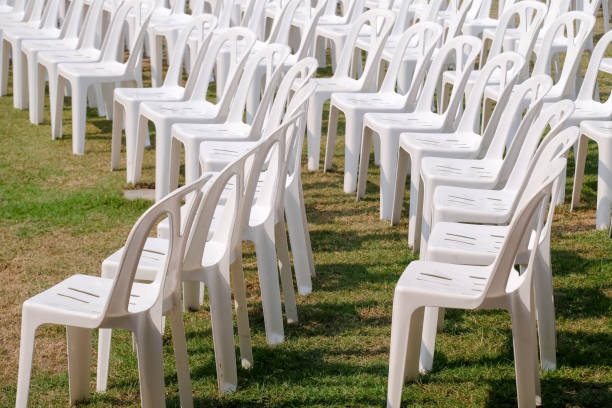 Plastic Chairs (Undressed) for a kids birthday party in Nairobi