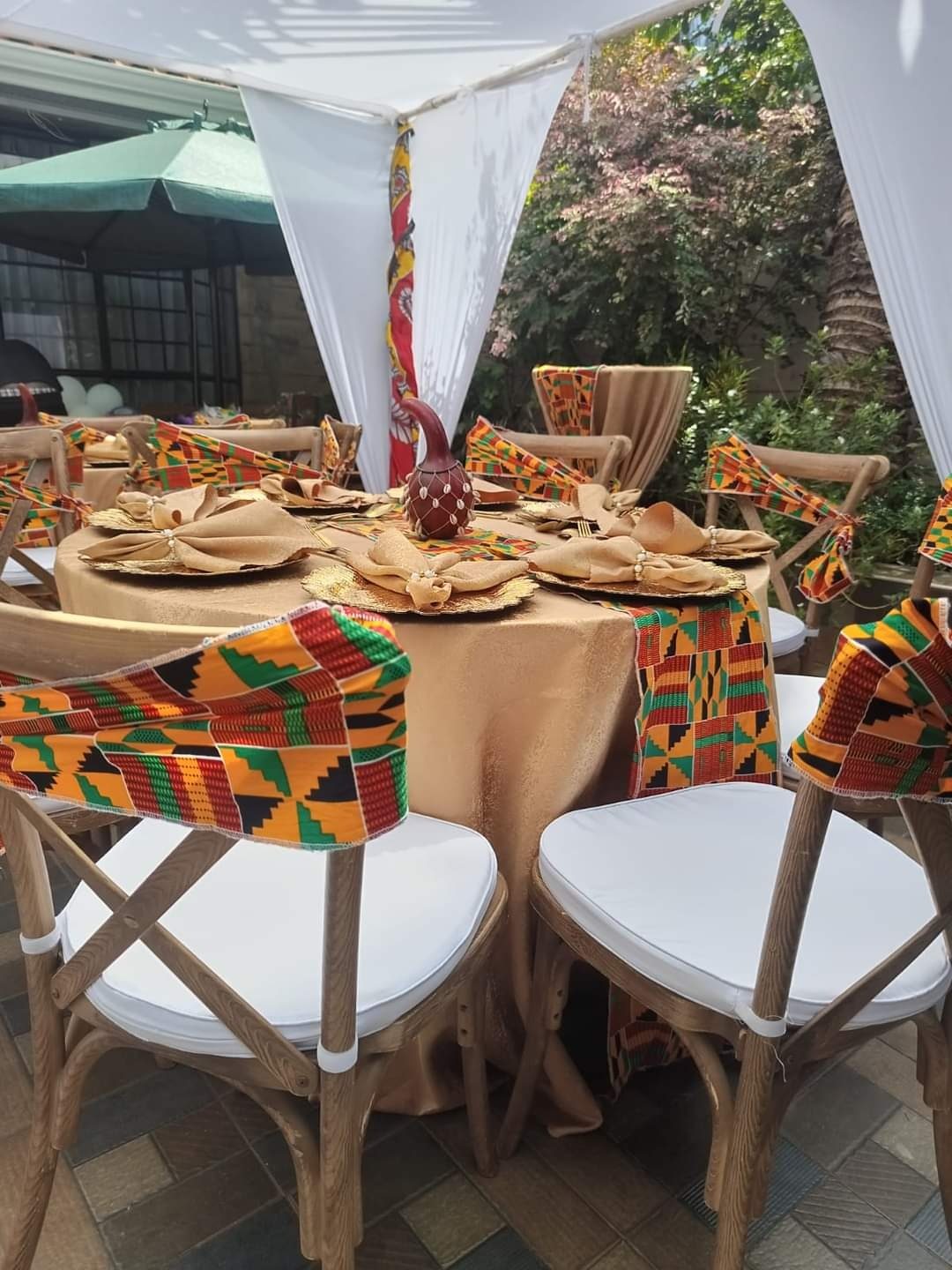 Rustic Elegant Chairs for a kids birthday party in Nairobi - view 3