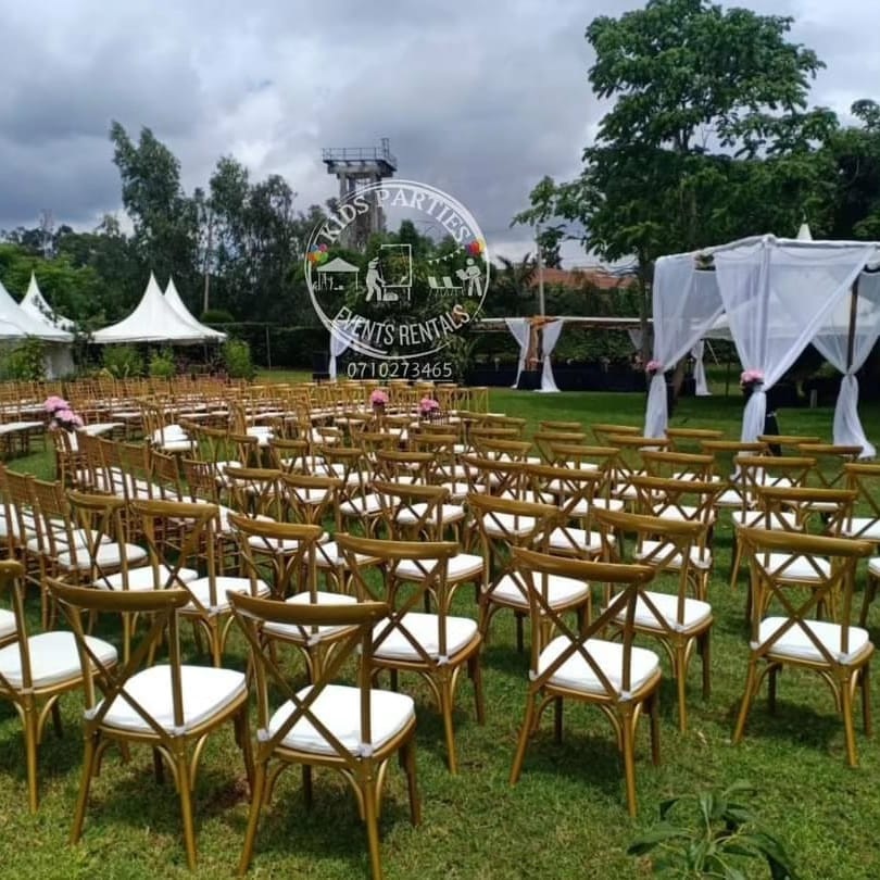 Rustic Elegant Chairs for a kids birthday party in Nairobi - view 5