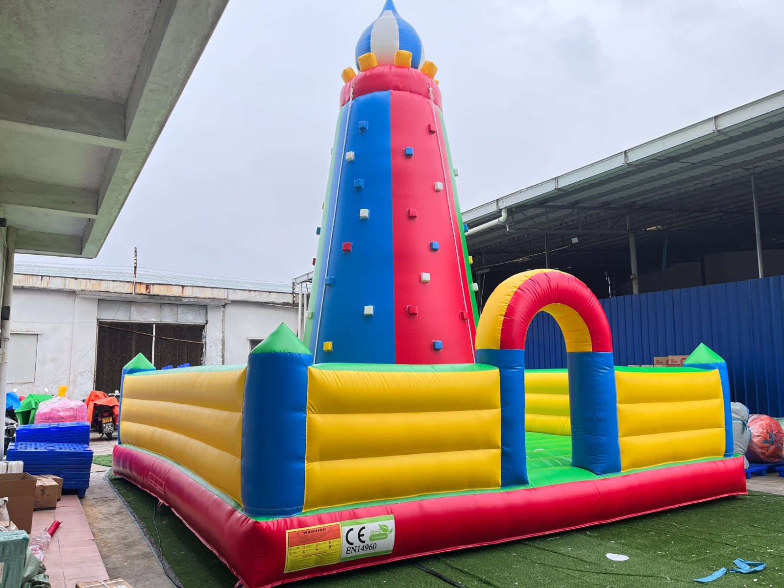 Wall Climbing Tower Bouncy Castle for Hire for a kids birthday party in Nairobi - view 4