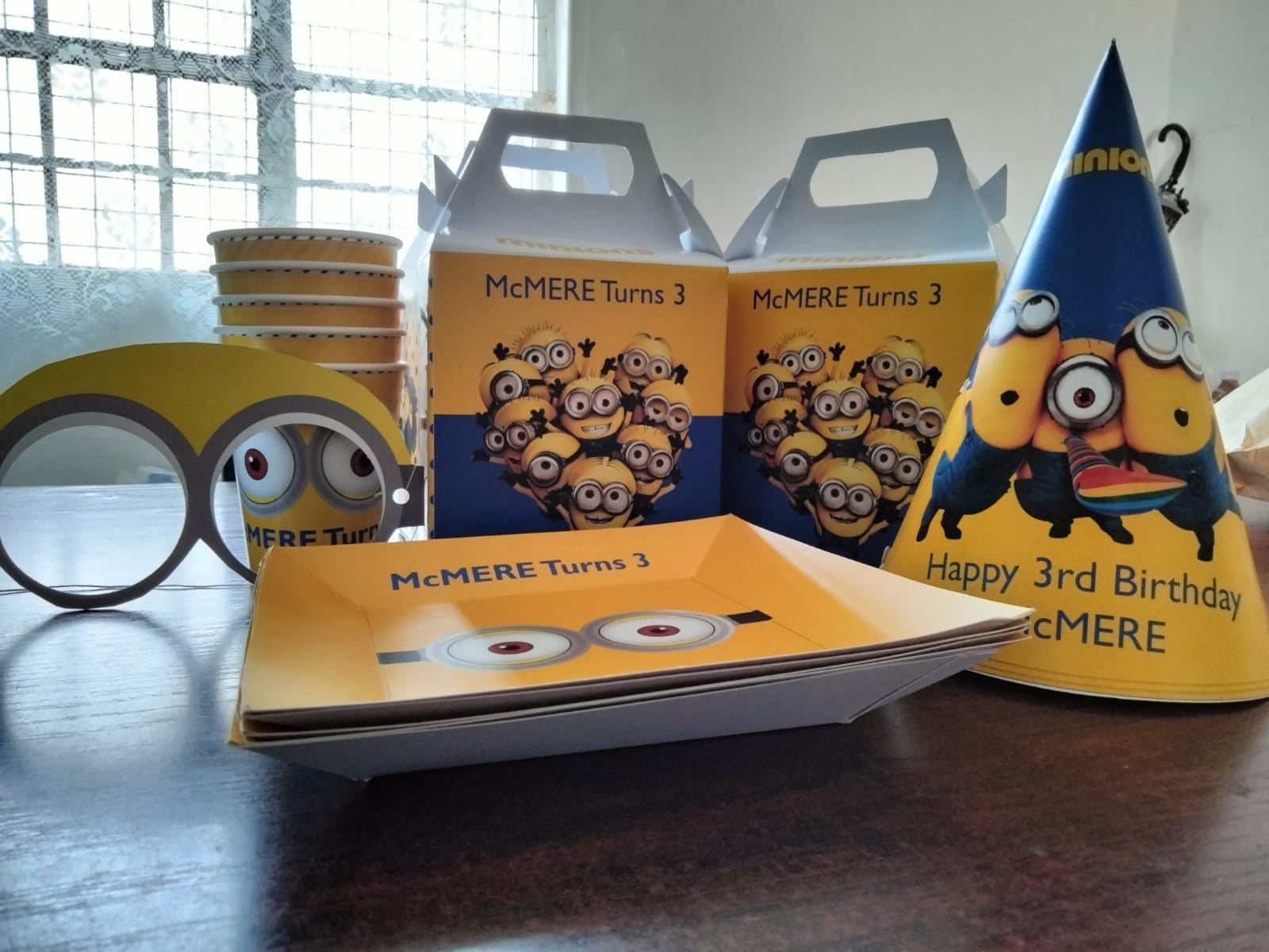 Customised Party Supplies for a kids birthday party in Nairobi