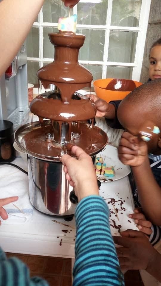 Chocolate Fountain for Hire for a kids birthday party in Nairobi - view 7