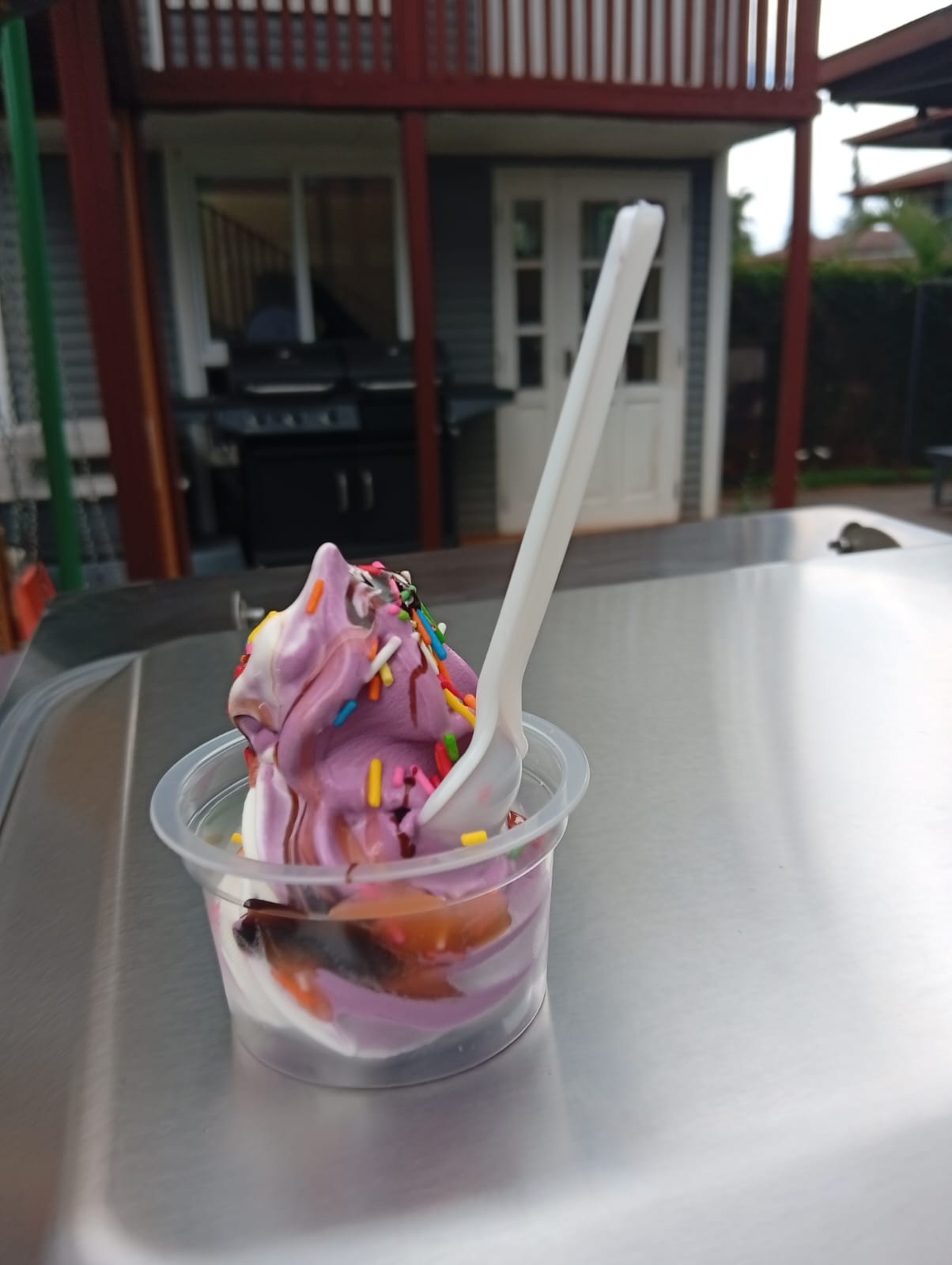 Scoop Ice Cream Cart with Toppings for a kids birthday party in Nairobi - view 3