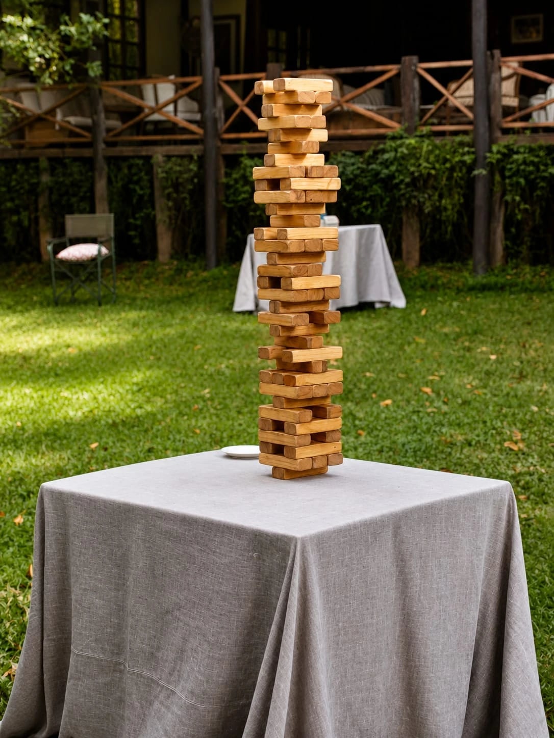Giant Jenga for Hire for a kids party in Nairobi