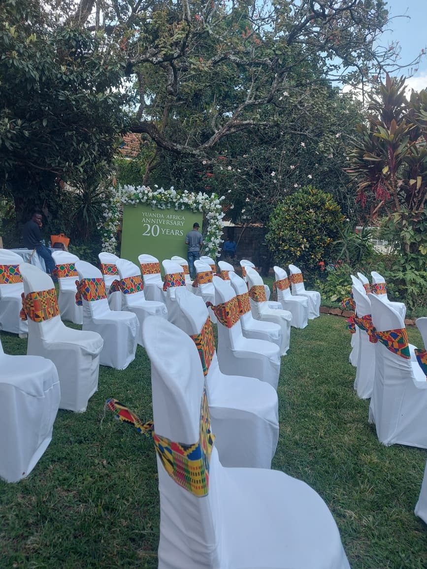 African Themed Dressed Chairs for a kids birthday party in Nairobi - view 3