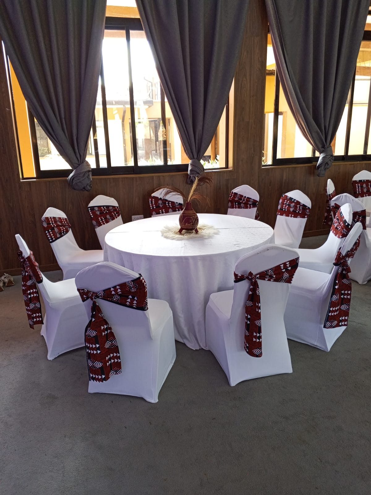 African Themed Dressed Chairs for a kids birthday party in Nairobi - view 4