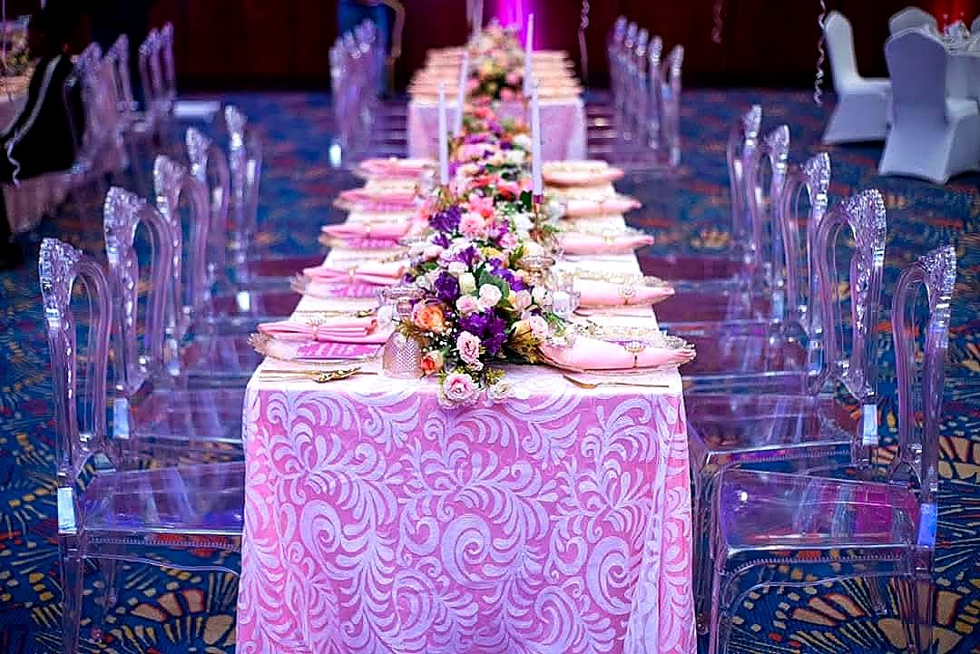 Clear Ghost Chairs for a kids birthday party in Nairobi - view 4