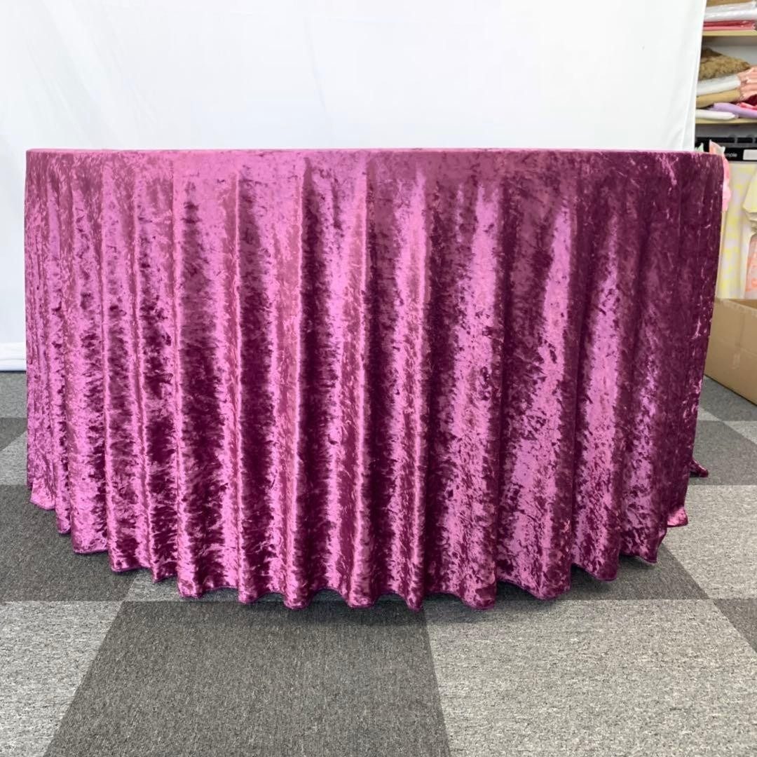 Dressed Round Table (Velvet) for a kids birthday party in Nairobi