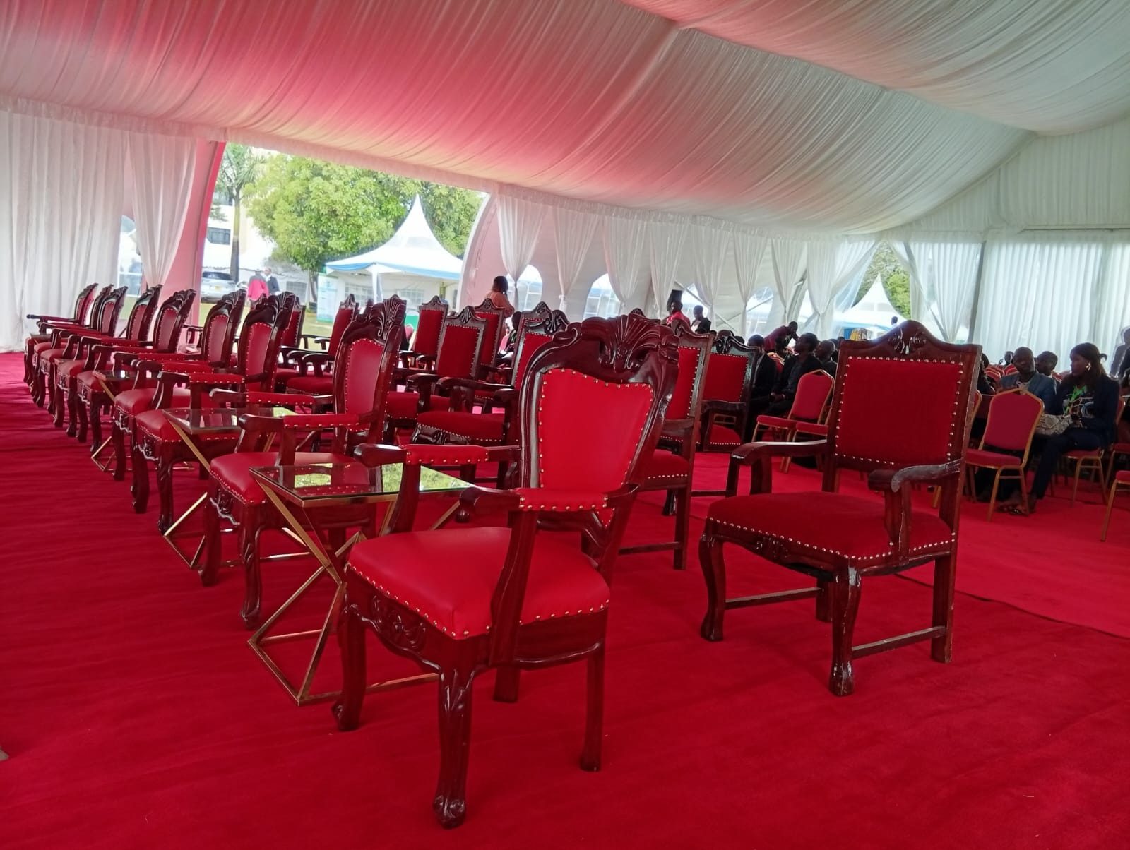 Executive Chairs for a kids birthday party in Nairobi - view 2
