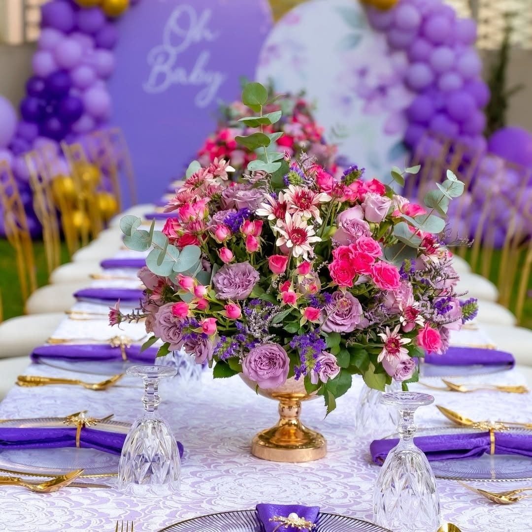 Fresh Flowers Centerpiece for Hire for hire — kids party
