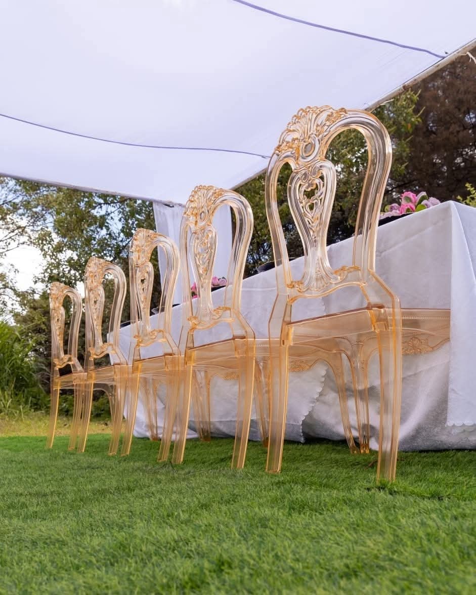 Gold Ghost Chairs for a kids birthday party in Nairobi - view 6