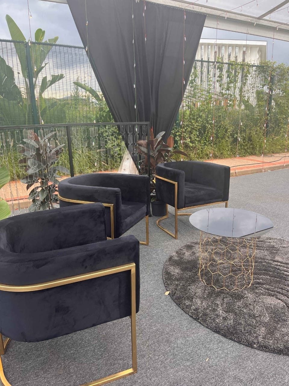 Lounge Sofa & Side Stools for Hire - view 5
