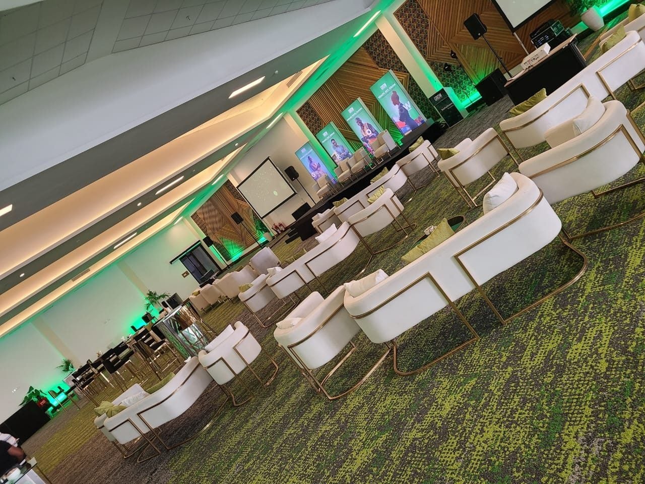 Lounge Sofa & Side Stools for Hire - view 6